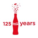 Coca-Cola 125 years logo
