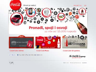 Novi Coca-Cola sajt